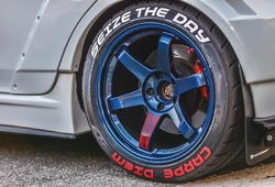 Tirestickers nálepky na pneumatiky - VLASTNÍ TEXT