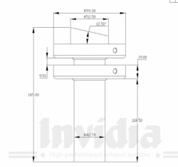 Invidia silencer pro výfuky Invidia G300