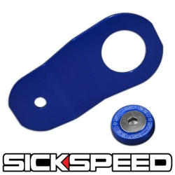 Sickspeed modrý hliníkový držák chladiče - Honda Civic 6G / Integra / S2000