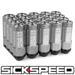 Sickspeed 3-dílné kolové matice 50mm (středová část) 20ks - leštěné