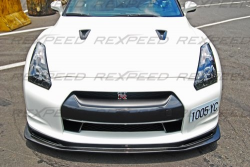 Rexpeed karbonový lip TS pod přední nárazník - Nissan GT-R R35 (09 - 11)