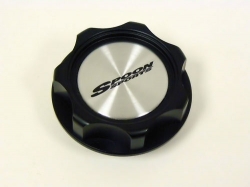 VMS Racing hliníkové víčko na olej Spoon - Honda Civic / Del Sol / Integra / Prelude / S2000 / Accord, barva black