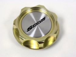 VMS Racing hliníkové víčko na olej Spoon - Honda Civic / Del Sol / Integra / Prelude / S2000 / Accord, barva gold