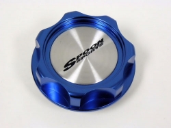 VMS Racing hliníkové víčko na olej Spoon - Honda Civic / Del Sol / Integra / Prelude / S2000 / Accord, barva blue