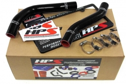 HPS silikonové hadice k chladiči - Honda CR-Z, barva černá