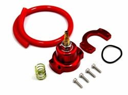 VMS Racig regulátor tlaku paliva B&M - Honda Civic, Del Sol, Integra, Prelude, barva červená