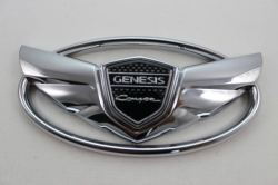 KDM logo Genesis Wing - Hyundai Genesis Coupe (10 - 15), barva chróm