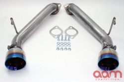 AAM Short tails axle-back výfuk - Nissan 370z (09+), koncovky opálené