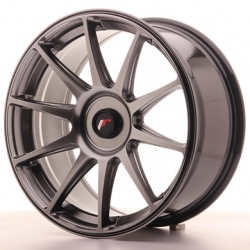 Japan Racing JR11 - 18x9,5 ET35-40 4x100 a 4x114,3 a 5x100 - 5x120, barva Dark Hiper Black