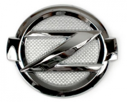EVO-R logo chróm emblém Z ve světlém karbonu - Nissan 370z (09+), umístění předek