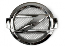 EVO-R logo chróm emblém Z ve světlém karbonu - Nissan 370z (09+), umístění zadek