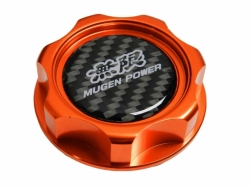 VMS Racing hliníkové víčko na olej M7 Carbon Mugen - Honda Civic / Del Sol / Integra / Prelude / S2000 / Accord, barva orange