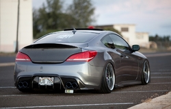 KDM MyRide karbonový difuzor zadního nárazníku - Hyundai Genesis Coupe (10 - 15)