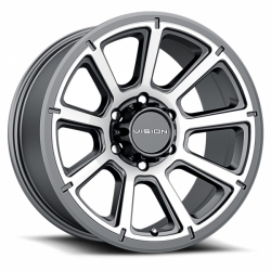 Vision Grey Turbine alu kolo pro Dodge RAM - 20x9 6x139.7 ET18