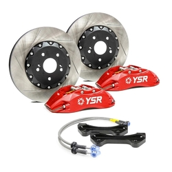 Yellow Speed Racing přední velký brzdový kit -  286MM X 24MM DISC 6 POT (YSCPF6d) - Honda Civic 4G 4x100 OE 240 kotouč (88 - 91)