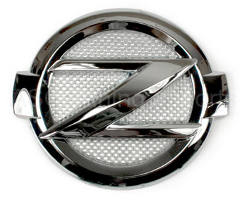 EVO-R logo chróm emblém Z ve světlém karbonu - Nissan 370z (09+)
