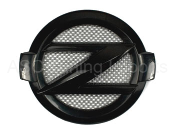 EVO-R logo černý emblém Z ve světlém karbonu - Nissan 370z (09+), umístění zadek