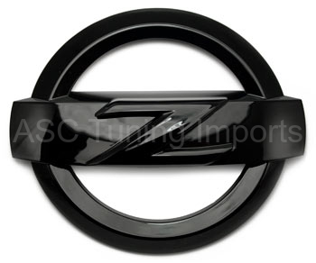 JDM logo černý emblém Z - Nissan 370z (09+), umístění předek