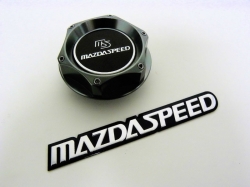 VMS Racing Mazdaspeed Gunmetal olejové hliníkové víčko Mazda - MX5, RX8, 323, 3 atd.