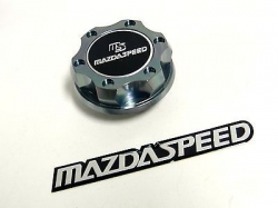 VMS Racing olejové hliníkové víčko Mazdaspeed - MX5, RX8, 323, 3 atd., barva gunmetal