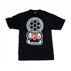 Skunk2 bavlněné tričko Gear Headz - barva černá