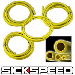 Sickspeed univerzální silikonové hadice - 3 metry, žluté