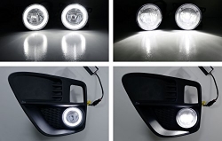 JDM 20W Cree LED Halo denní svícení a mlhová světla s rámečky - Subaru Impreza WRX STI (15+)
