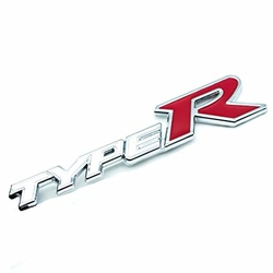 JDM logo Type-R White - Honda Civic, Accord, Prelude, S2000, atd.