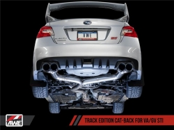 AWE Tuning catback výfuk Track Edition - Subaru WRX STi  (15 - 18)