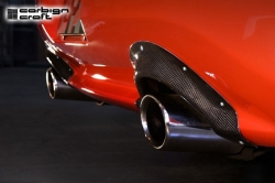 Carbign Craft karbonové štíty nad koncovky výfuku - Honda S2000