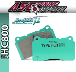 Project MU přední brzdové destičky TYPE HC800 - Honda S2000 AP1 AP2
