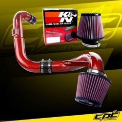 CPT dlouhý kit sání s filtrem K&N - Honda Civic 8G 1.8 (06 - 11) - kopie, barva červená