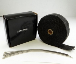 KonKord termoizolační páska na svody a výfuky - černá - 15m