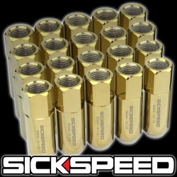 Sickspeed odlehčené kolové matice 60mm Tuner - 24k zlaté