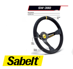 Sabelt sportovní semišový volant SW390 - 350mm