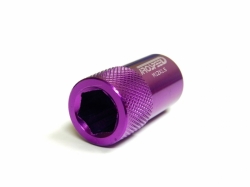 Arospeed odlehčené matice na kola Tuner Hex 20ks - Purple